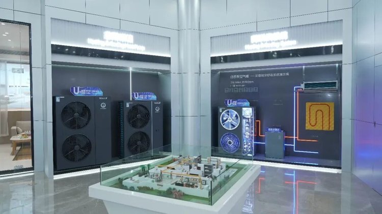 9888拉斯维加斯空气能品牌展厅内部实景